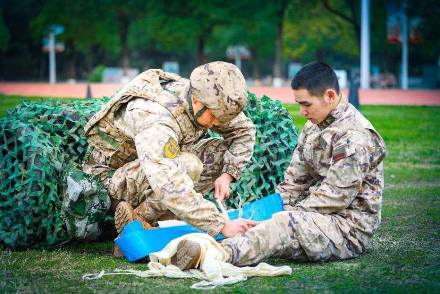 重庆武警：春分大练兵勤训轮换激战正酣