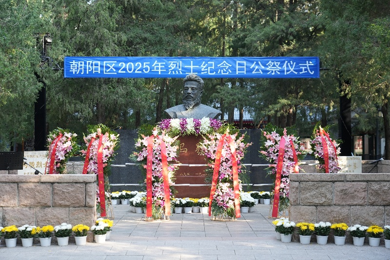 缅怀革命先烈 致敬人民英雄——北京市朝阳区举行2025年烈士纪念日公祭活动