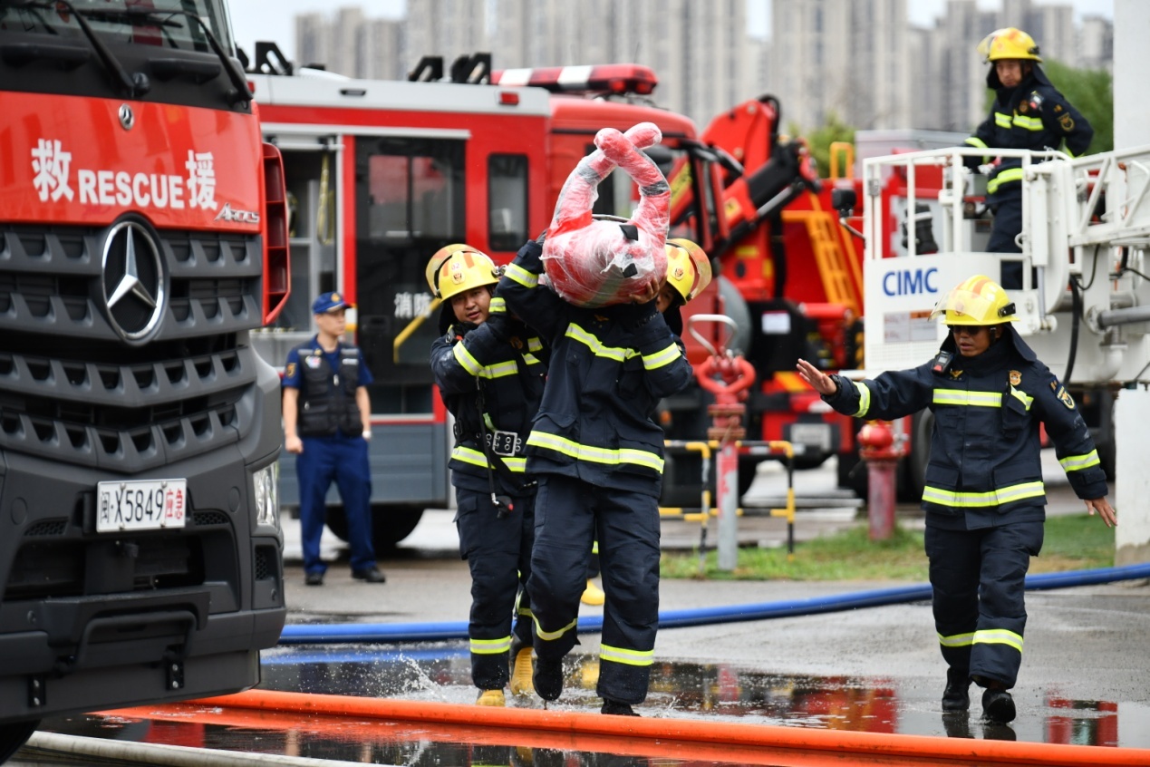 2025年福建消防救援队伍岗位练兵“龙虎榜”比武竞赛开幕