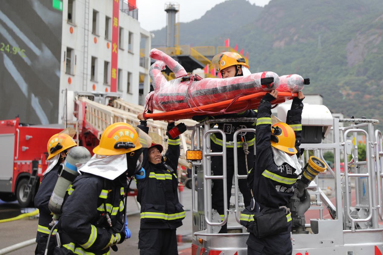 2025年福建消防救援队伍岗位练兵“龙虎榜”比武竞赛开幕