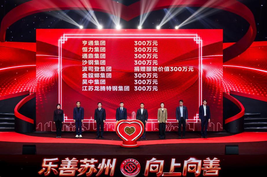 同心绘善景 大爱暖苏城——2026年苏州市新年慈善晚会举行