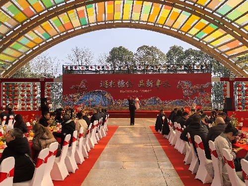 成都新津“村糖会”开启新春盛宴