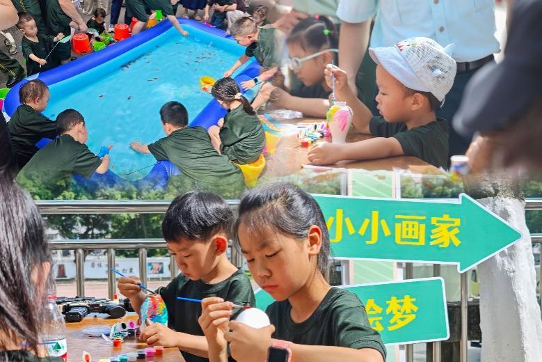 这个六一 军营“爸”气十足