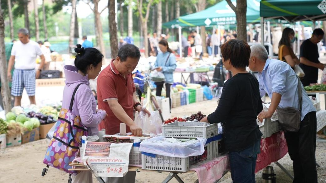 北京孙河两处早市错时开市，居民“菜篮子”日日有保障