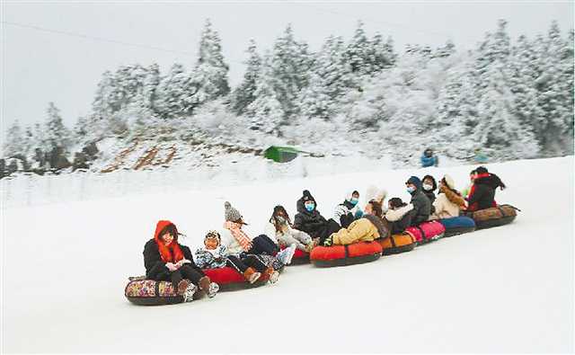 仙女山迎来今年以来最强降雪