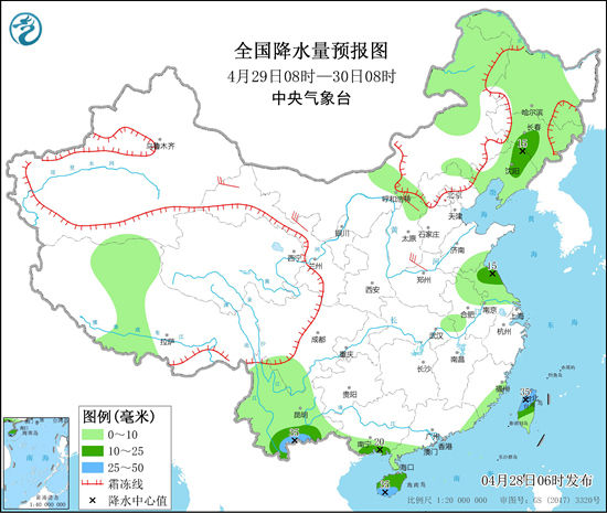 广东福建等地有暴雨 中东部明起大升温