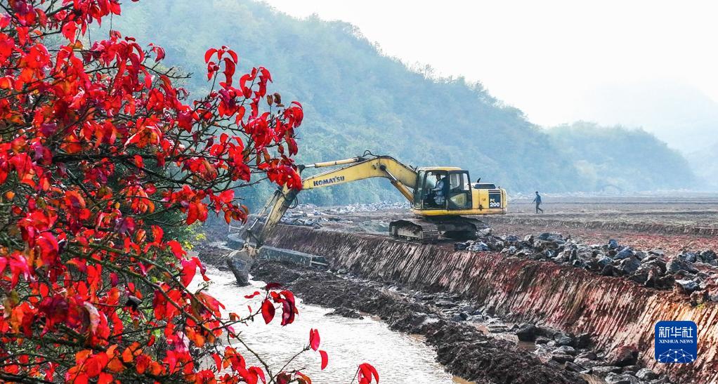 湖南常宁：高标准农田建设忙