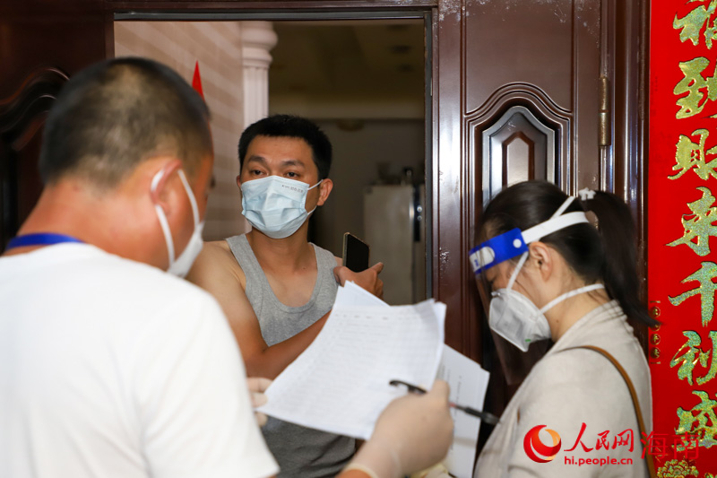 直击三亚抗原检测现场：操作简单易上手 市民完成效率高