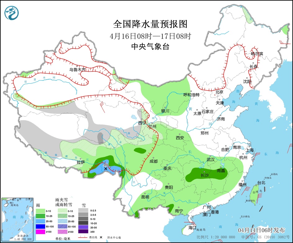 冷空气影响我国中西部