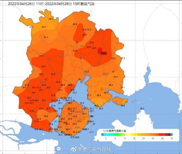 34.5℃！刚刚，厦门气温创今年新高！冷空气要来了吗？