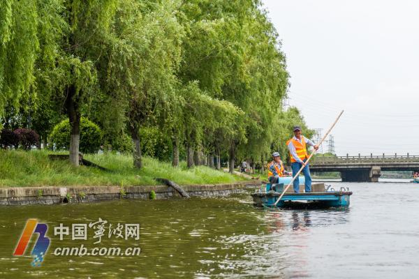 浙江宁波：每天10小时连续保洁 换来水清岸绿好风光