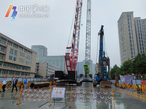 宁波轨道交通8号线丽园北路站开工