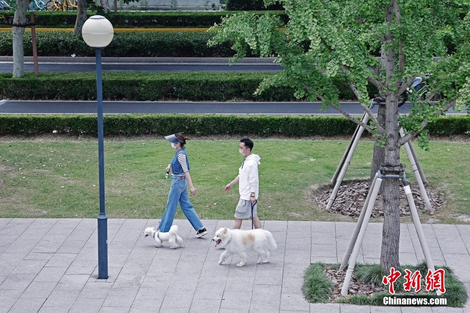 上海民众端午假期享受户外生活