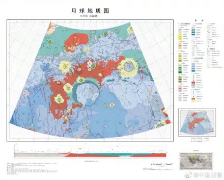 世界首幅！吉林大学月球全月地质图绘制完成