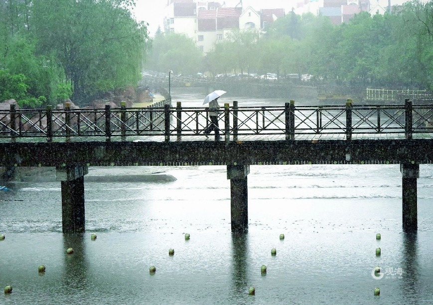 透过镜头，看青岛这场酣畅淋漓的夏雨