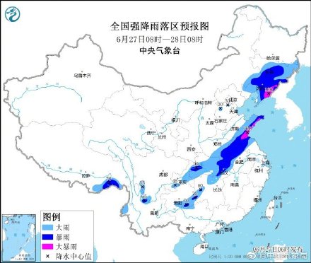 山东现特大暴雨 今日山东南部雨水叠加 辽宁吉林等地降雨增强