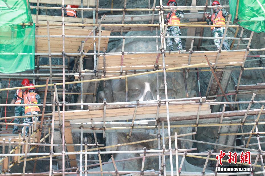 河南洛阳龙门石窟奉先寺保护工程竣工