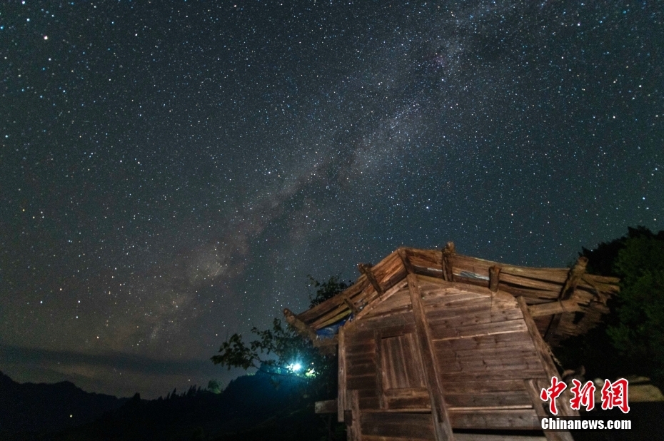 贵州从江：星空璀璨 如梦如幻