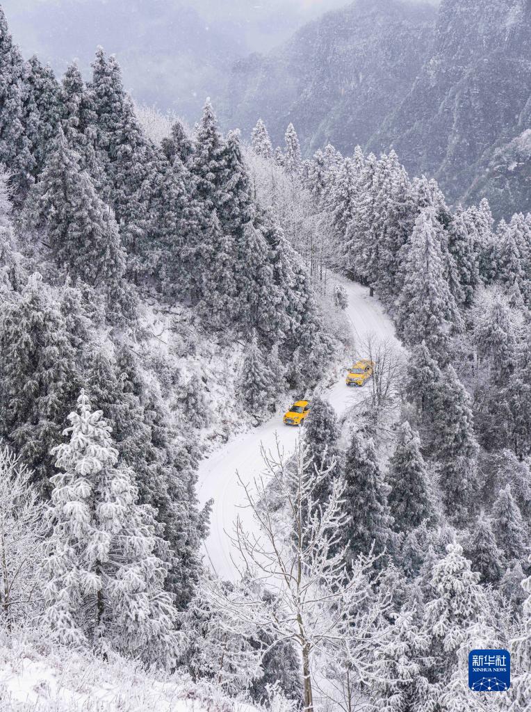 湖北鹤峰：除冰雪保民生