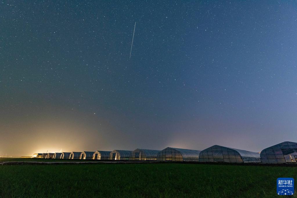 稻田之上 星空璀璨