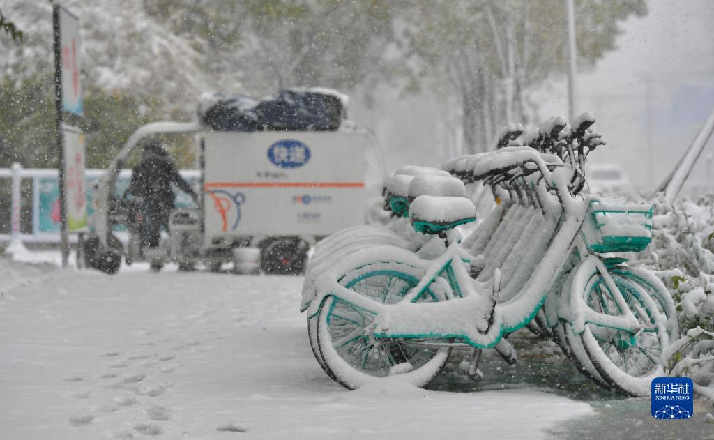 沈阳迎来大范围降雪