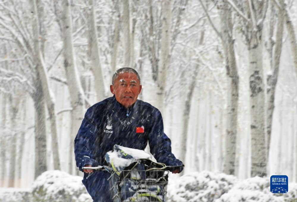 沈阳迎来大范围降雪