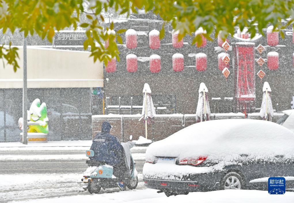 沈阳迎来大范围降雪