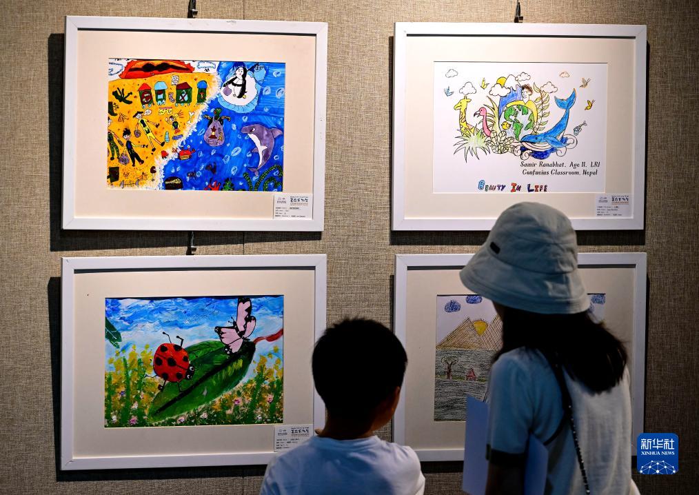 2023“美在万物生”国际儿童画公益巡展泉州站开展