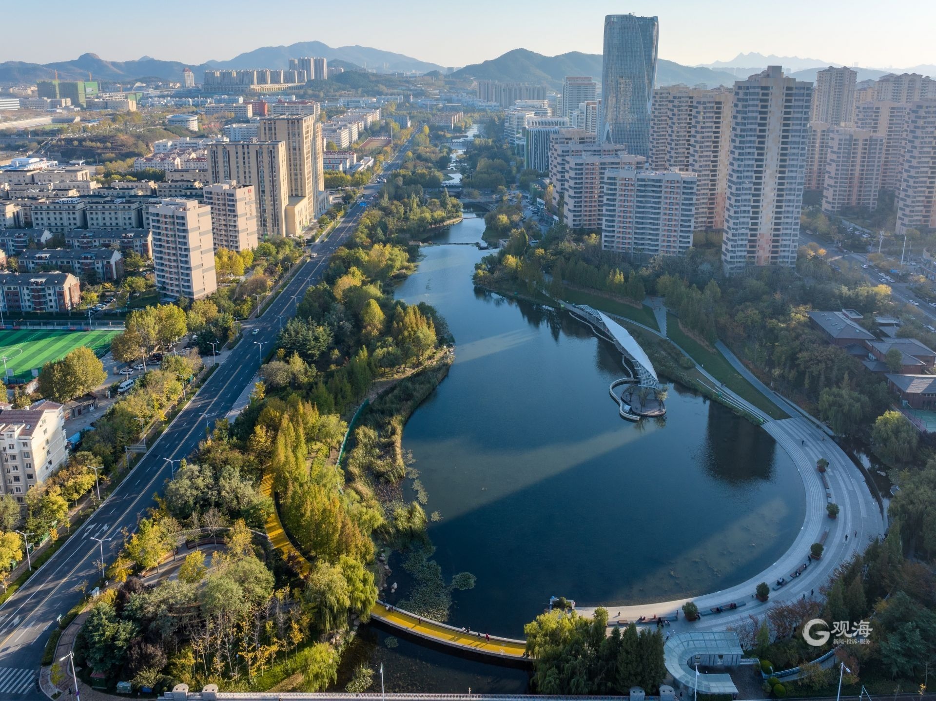 “美丽河湖”水清景美拉高青岛颜值