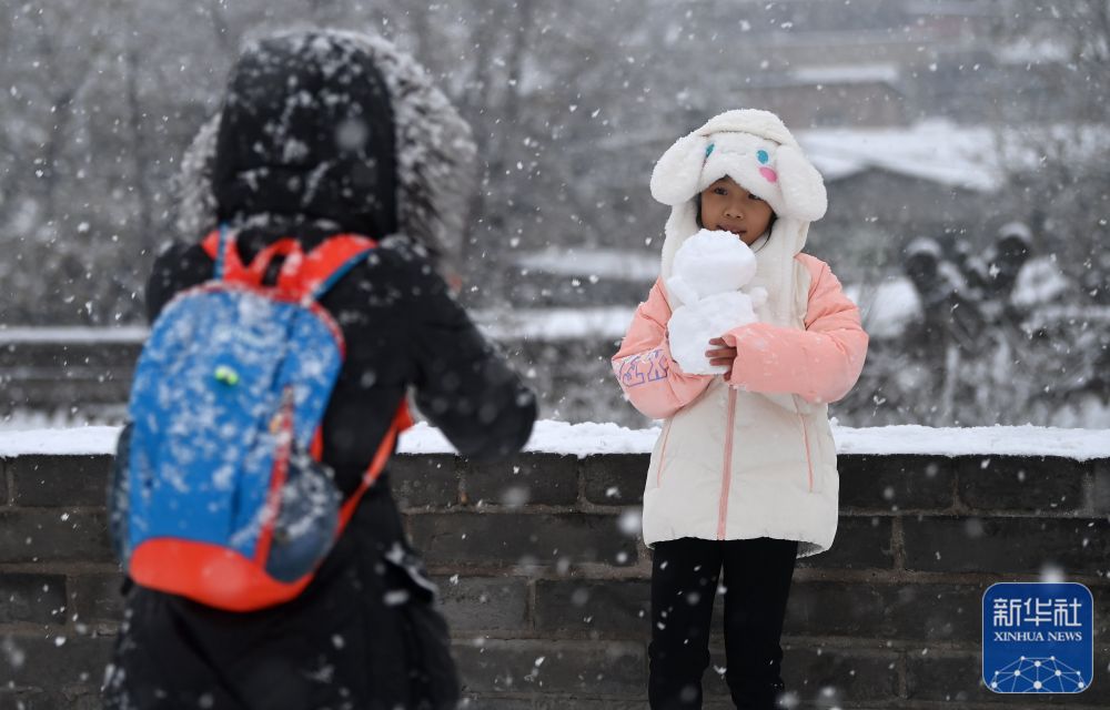 雪落长安添古韵