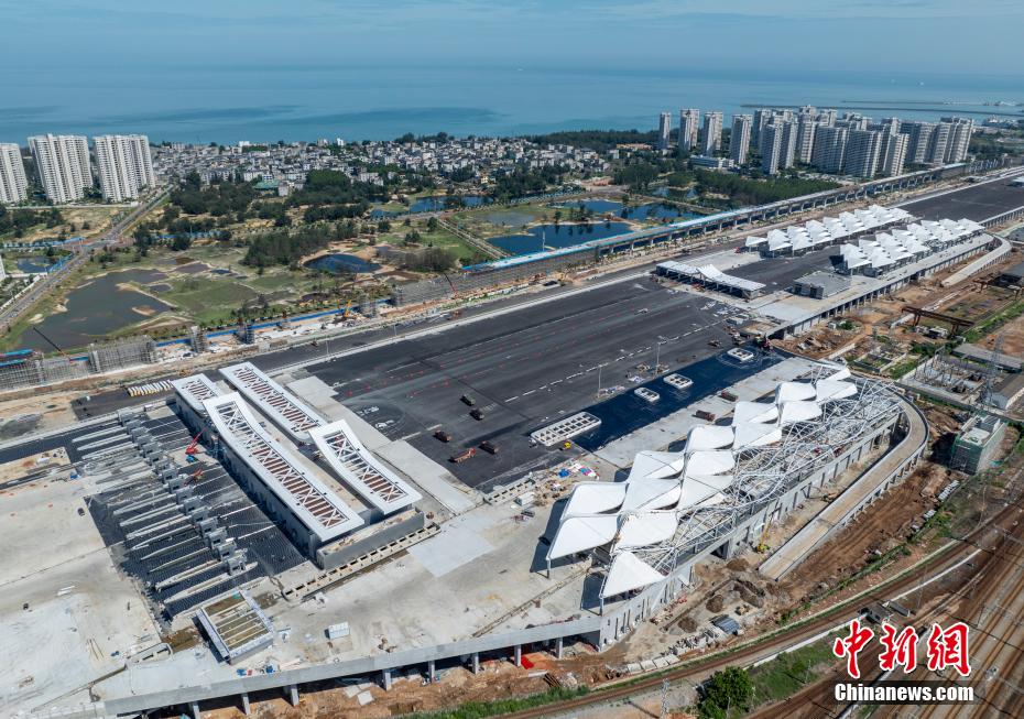 海口新海港和南港“二线口岸”(货运)集中查验场所项目展露真容