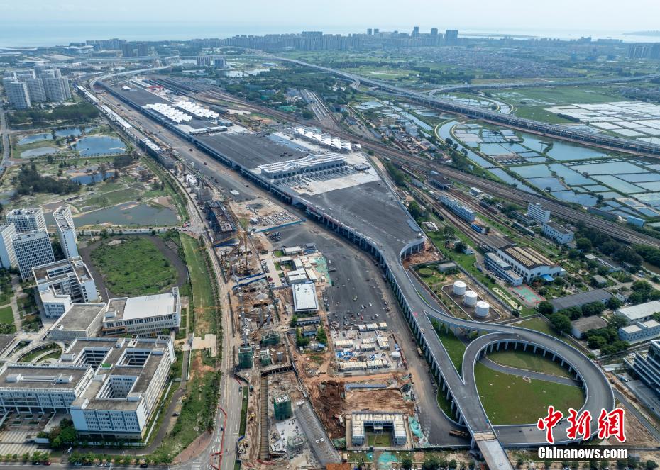 海口新海港和南港“二线口岸”(货运)集中查验场所项目展露真容