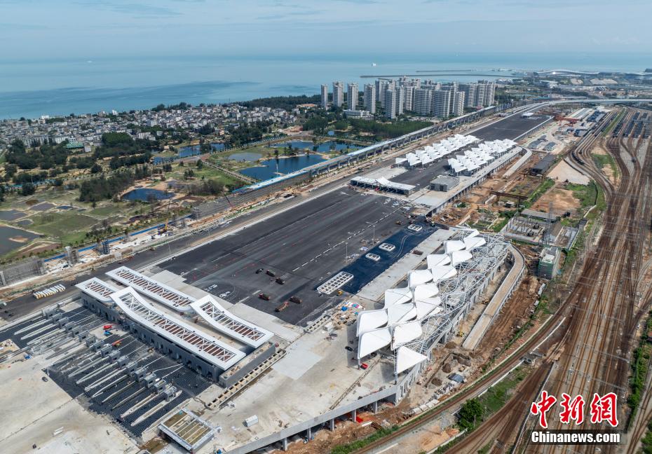 海口新海港和南港“二线口岸”(货运)集中查验场所项目展露真容