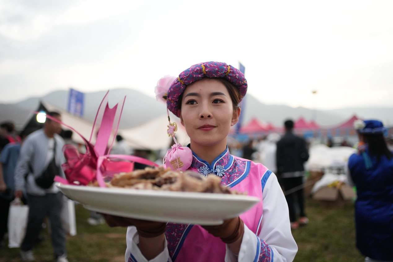 甘肃东乡县：向阳花文化旅游美食节开幕