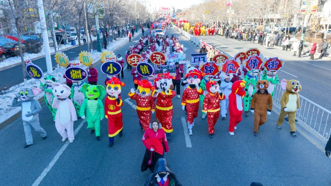 【网络中国节·元宵】“情暖额河闹新春 欢欢喜喜过大年”十师北屯市2025年新春社火活动火热上演