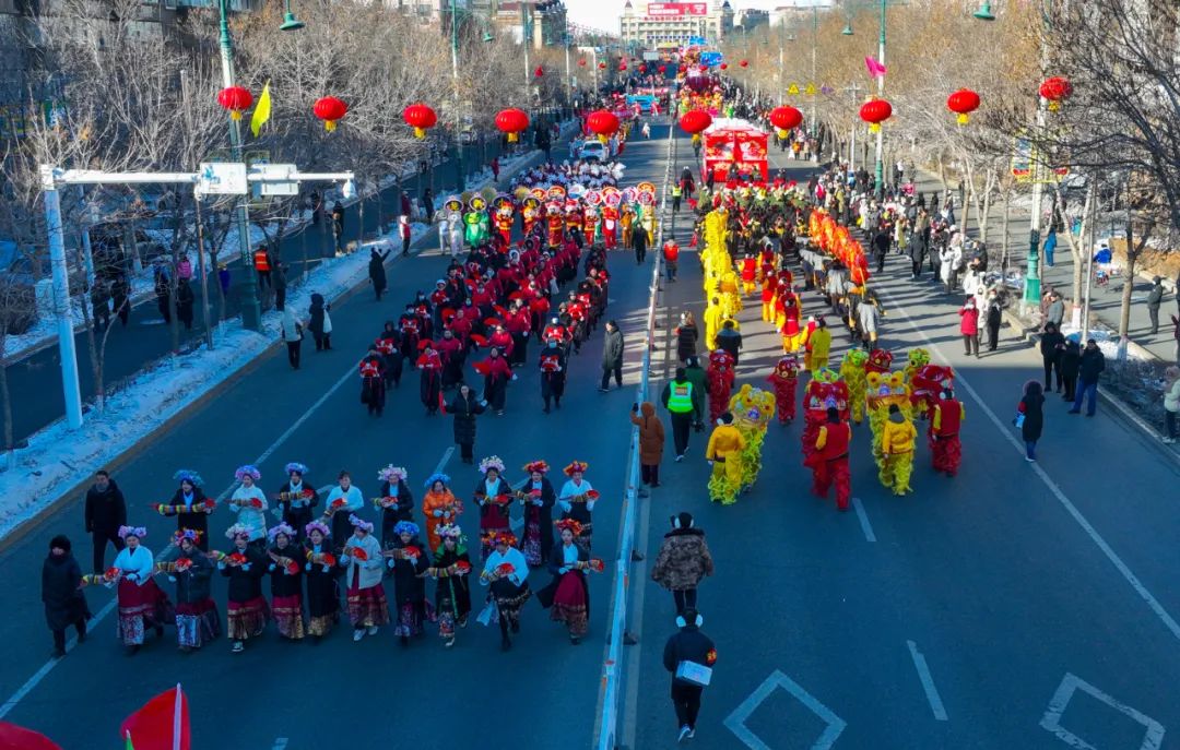 【网络中国节·元宵】“情暖额河闹新春 欢欢喜喜过大年”十师北屯市2025年新春社火活动火热上演