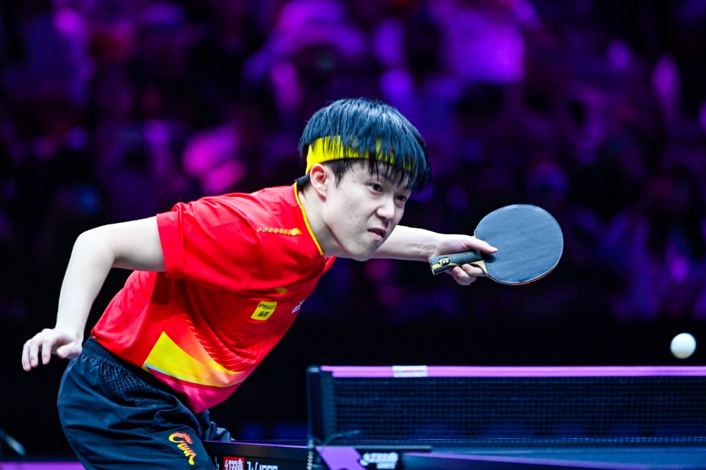 图片新闻|WTT重庆冠军赛 王楚钦3-0战胜阿鲁纳 晋级下一轮