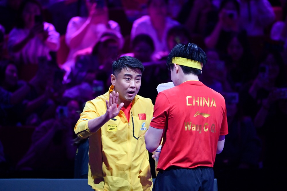 图片新闻|WTT重庆冠军赛 王楚钦3-0战胜阿鲁纳 晋级下一轮