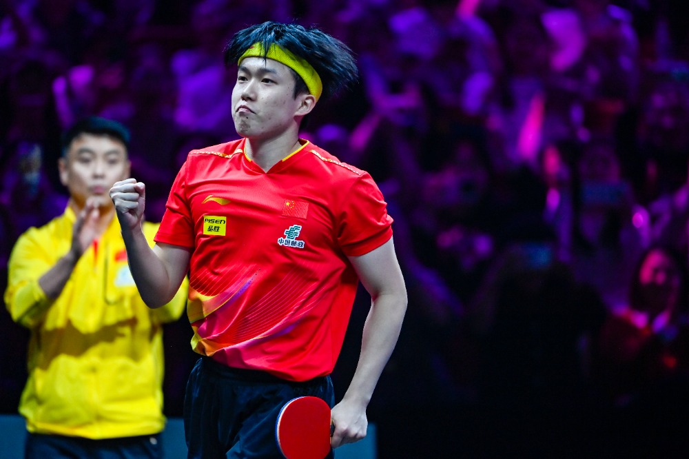 图片新闻|WTT重庆冠军赛 王楚钦3-0战胜阿鲁纳 晋级下一轮