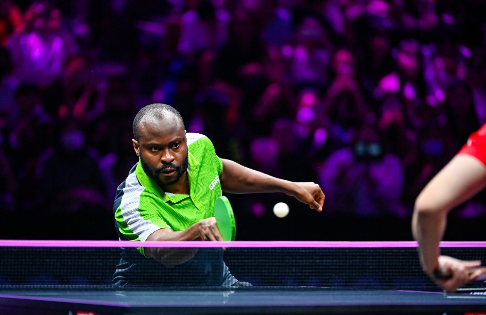 图片新闻|WTT重庆冠军赛 王楚钦3-0战胜阿鲁纳 晋级下一轮