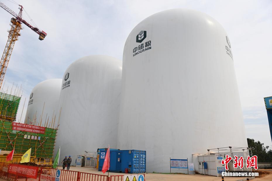 中国首批9000吨级气膜粮仓亮相湖南 中国首批9000吨级气膜粮仓亮相湖南