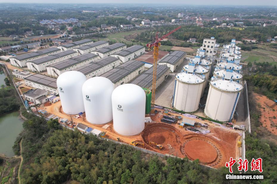 中国首批9000吨级气膜粮仓亮相湖南 中国首批9000吨级气膜粮仓亮相湖南