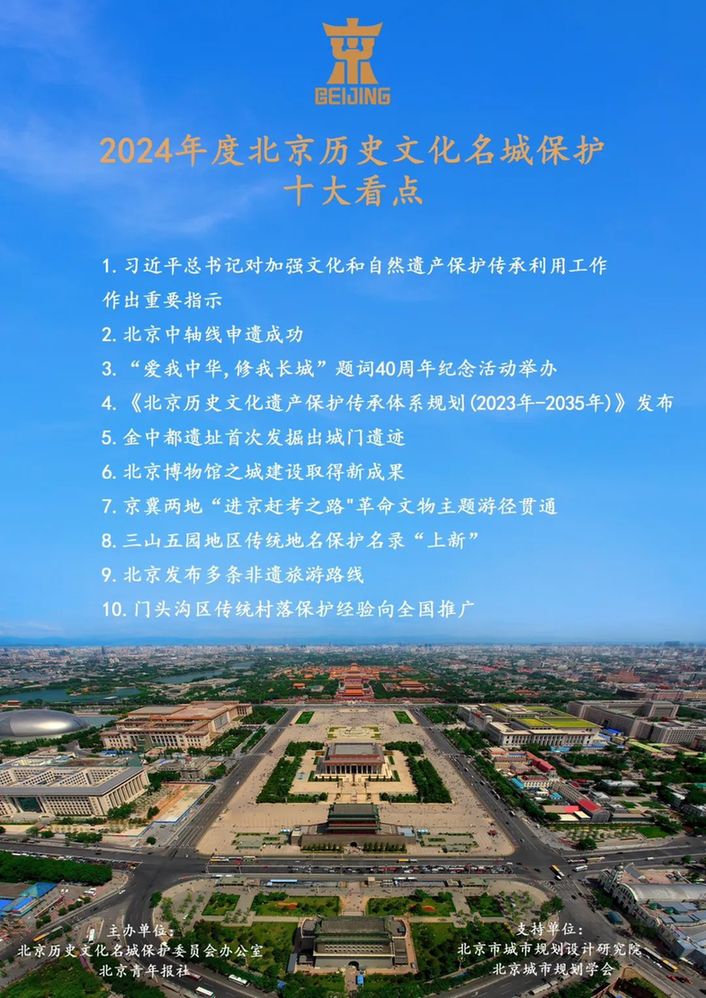 2024年度北京历史文化名城保护十大看点公布