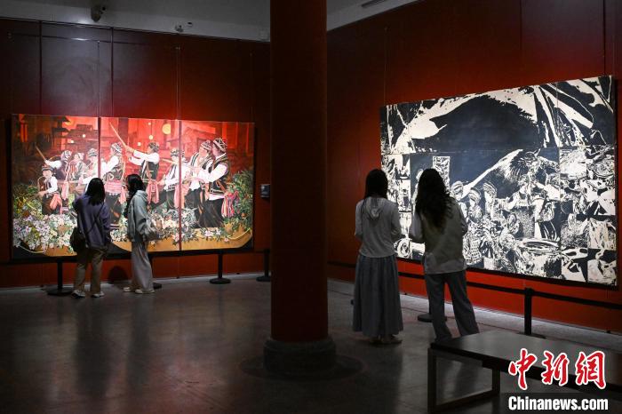 “西部地区民族题材壁画创作人才培训项目”结业展亮相昆明