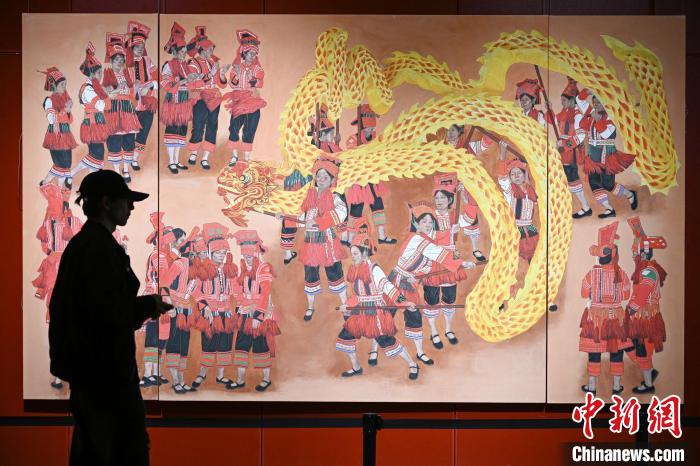 “西部地区民族题材壁画创作人才培训项目”结业展亮相昆明