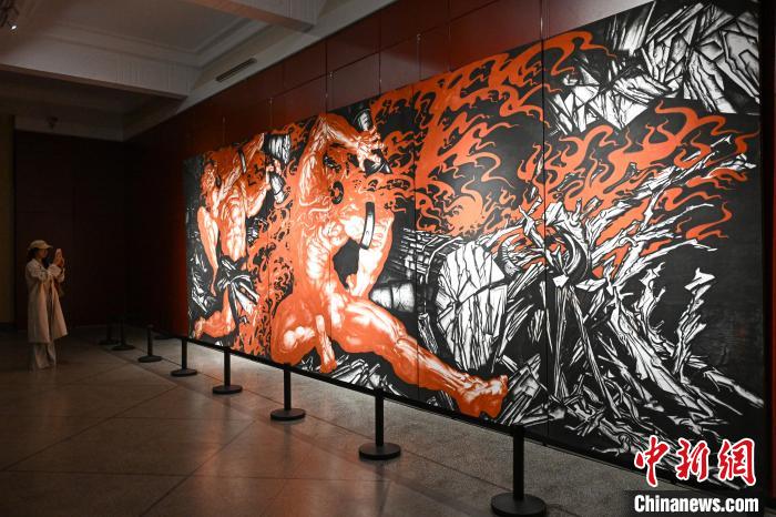 “西部地区民族题材壁画创作人才培训项目”结业展亮相昆明