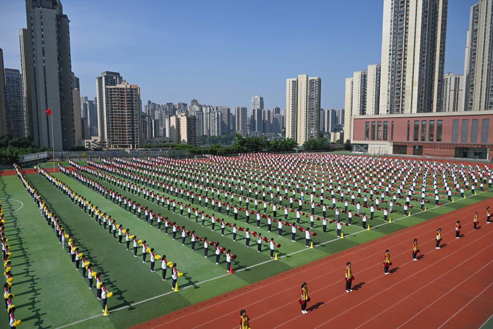 重庆中小学为学生量身定制“花式”大课间