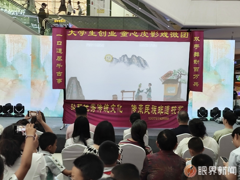 当皮影戏遇上航模炫技 商场里的社科活动“嗨”翻天