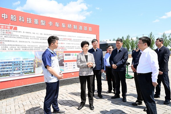 梁惠玲到齐齐哈尔调研