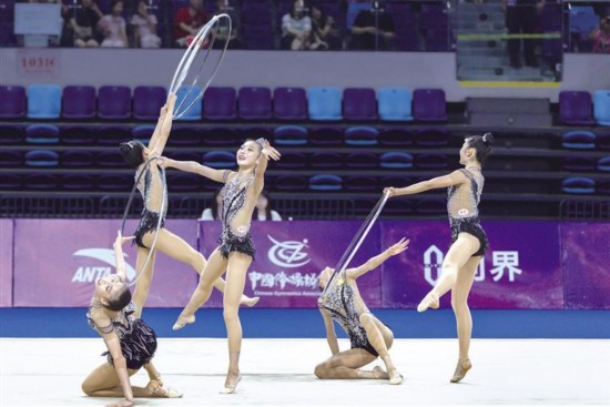 陕西运动员在全国艺术体操锦标赛获4金2银2铜